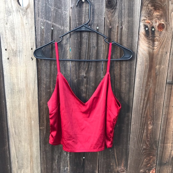 Zaful Other - Zaful Satin V Neck Camisole Pj Tank